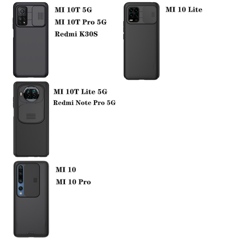 Ốp điện thoại Nillkin bằng PC cứng bảo vệ Camera chống sốc cho Xiaomi Mi 10T / 10T Pro /10T lite /K30s /X3 NFC