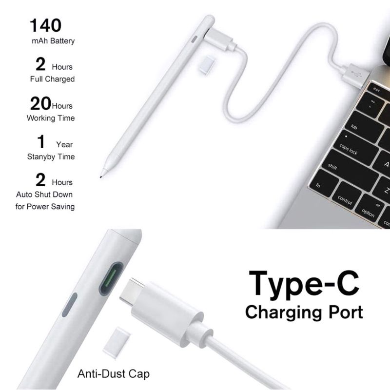 Bút Cảm Ứng Cho Bàn Chải Mini Không Trầy Xước