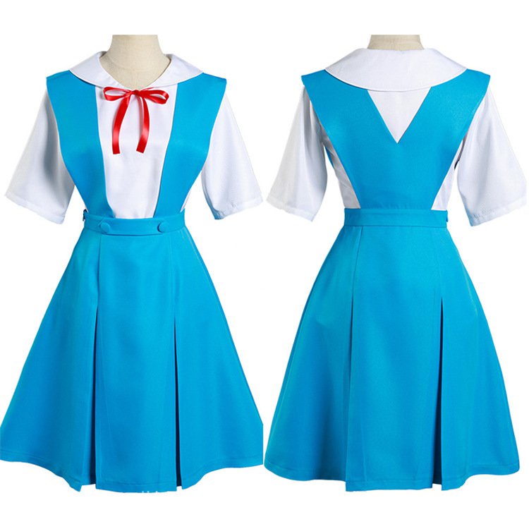 Trang Phục Hóa Trang Học Sinh Ayabori Asuka Neon Genesis Evangelion