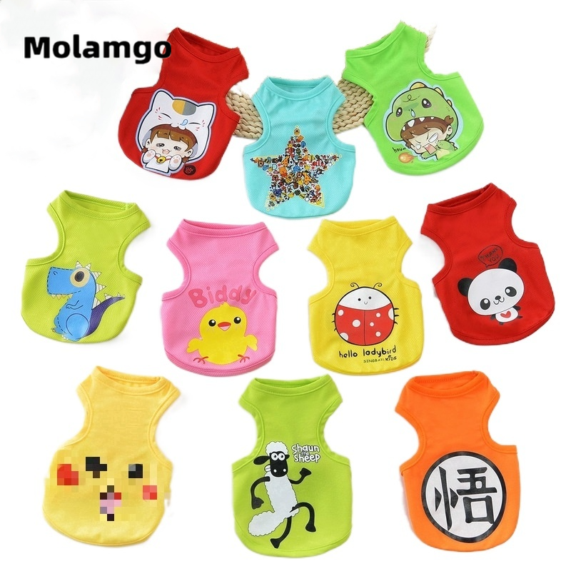 Áo cún cưng họa tiết hoạt hình Molamgo thời trang mùa xuân hè