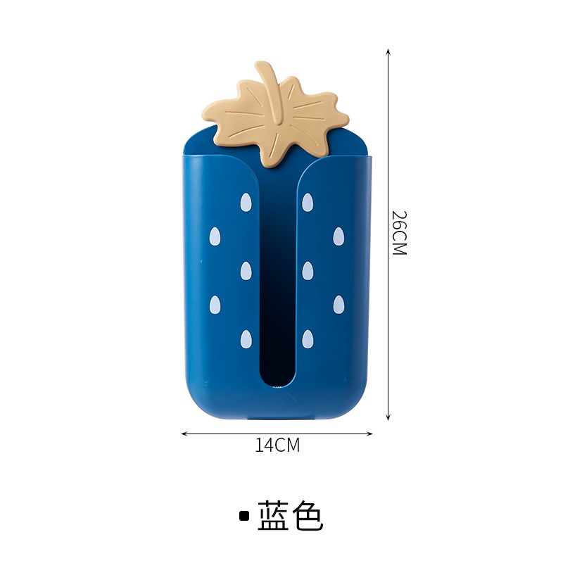 Hộp Đựng Khăn Giấy Gắn Tường Không Cần Khoan Lỗ Tiện Dụng Cho Phòng Khách / Phòng Ngủ / Nhà Bếp