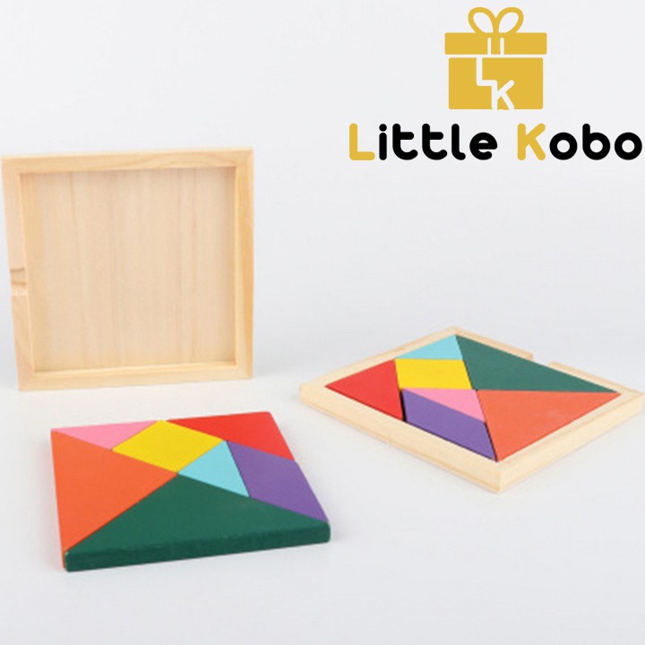 Đồ Chơi Trí Uẩn Tangram Ghép Hình Đồ Chơi Giáo Dục Trí Tuệ Phát Triển Tư Duy