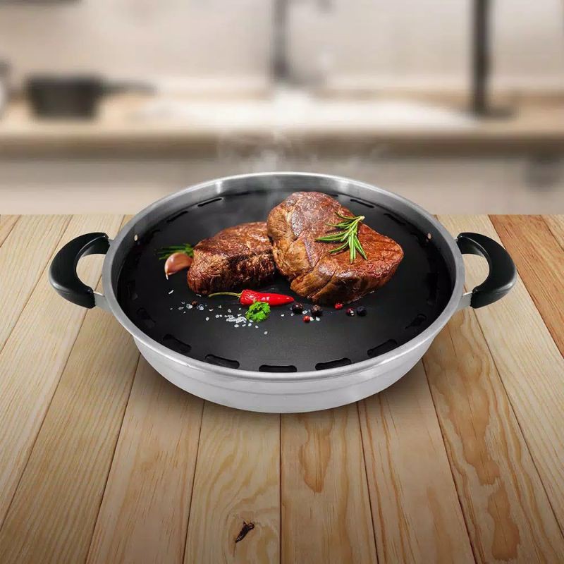 Vỉ Nướng Bbq 33cm Đa Năng Phong Cách Hàn Quốc