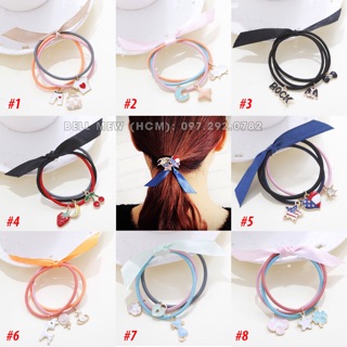 Cột tóc hình hoạt hình siêu đáng yêu