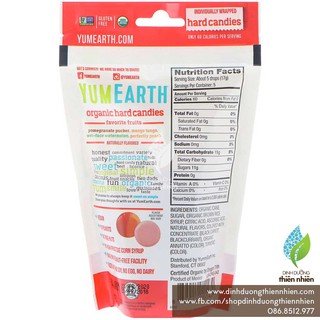 Kẹo YumEarth trái cây 93.6g