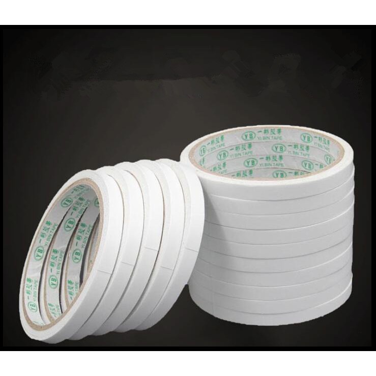 Cuộn Băng Keo Hai Mặt Trong Suốt Dài 8M Chắc Chắn Dùng Trong Văn Phòng