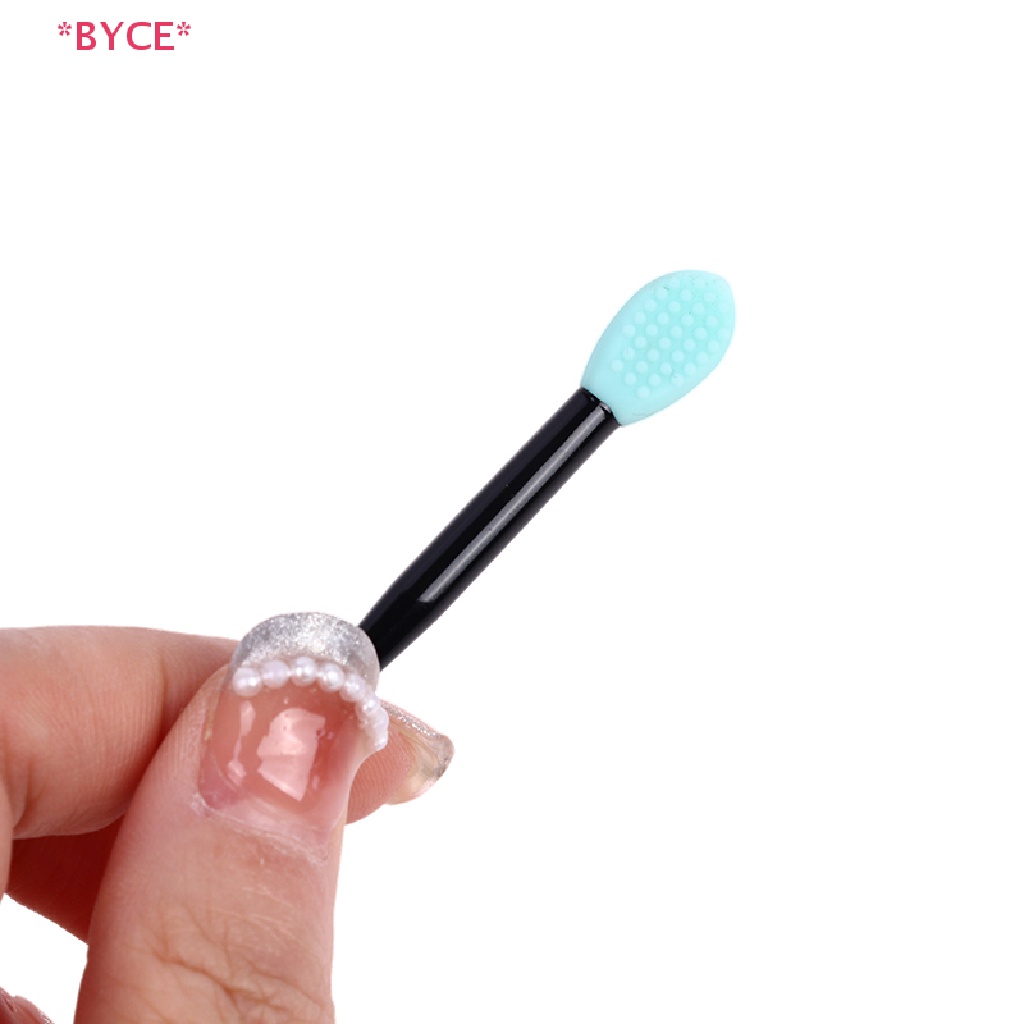 1 Cọ Tô Son Môi Hai Đầu Mini Bằng Silicon Mới