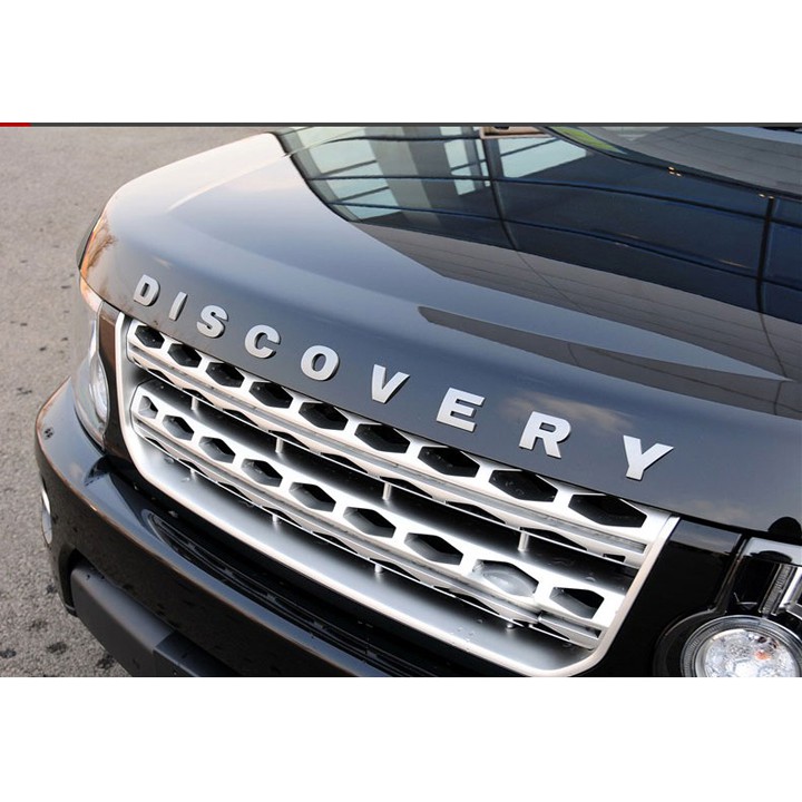 Logo chữ DISCOVERY 3D nổi dán trang trí Ô tô, Xe hơi