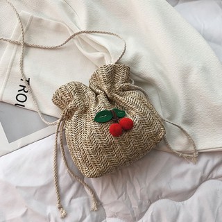 Túi đeo chéo rơm đan thời trang nữ tính