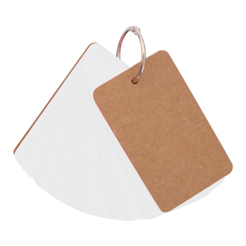 Bộ Giấy Ghi Chú Kèm 100 Tấm Thẻ Mini Tiện Lợi