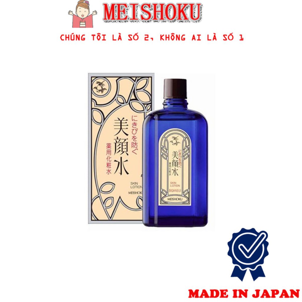Nước hoa hồng Meishoku 90ml Toner Meishoku dành cho da dầu da mụn nội địa Nhật