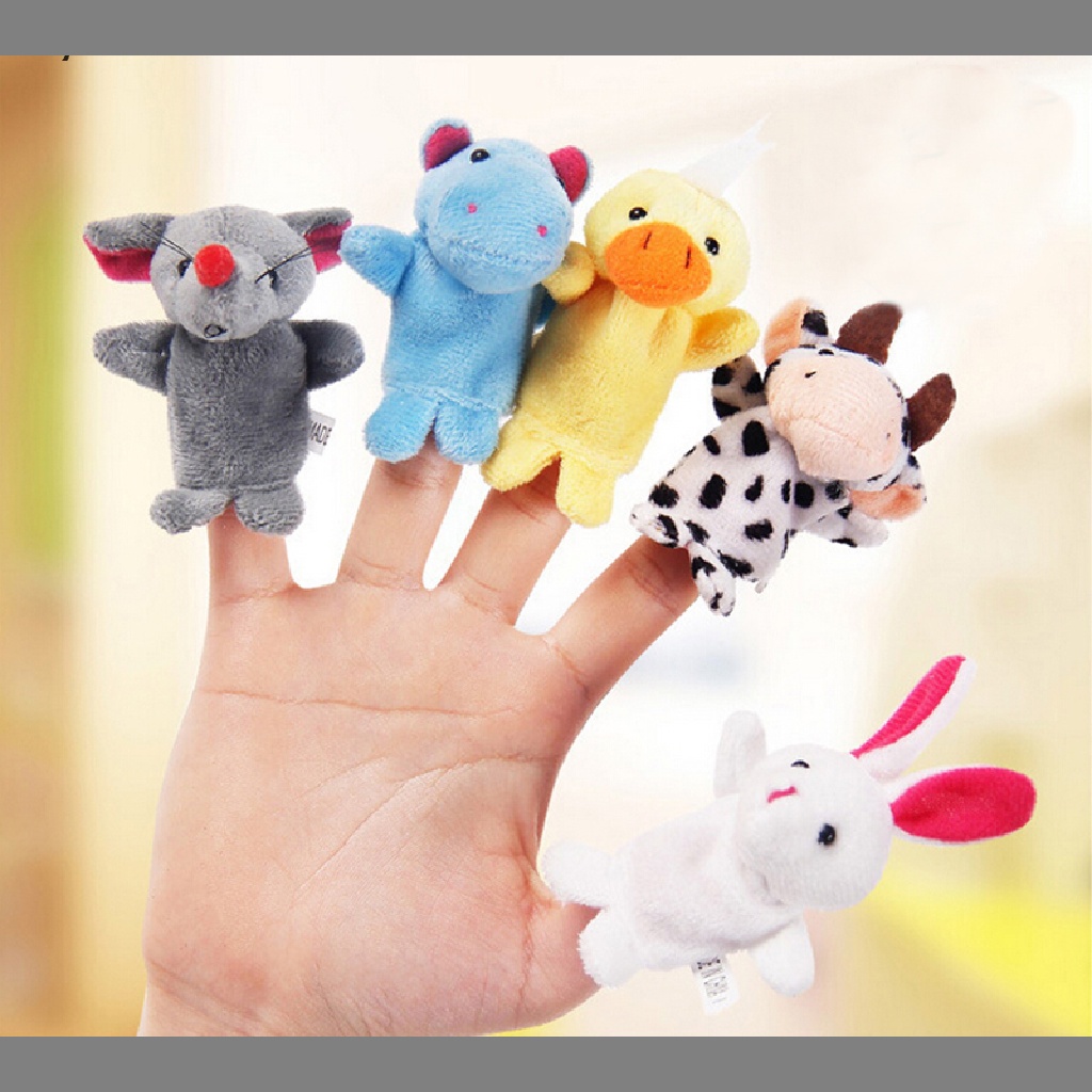Bộ 10 Con Rối Đeo Ngón Tay Hình Động Vật Hoạt Hình Nhồi Bông Đáng Yêu Mềm Mại Dành Cho Trẻ {yancrane2.vn}