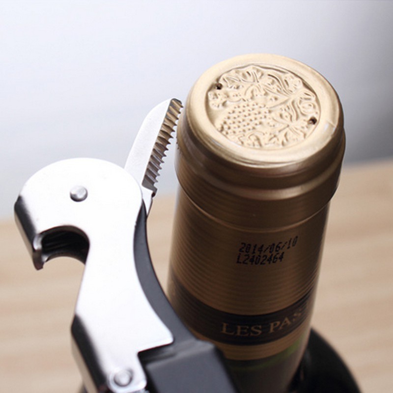 Dụng cụ mở nắp chai rượu bằng thép không gỉ