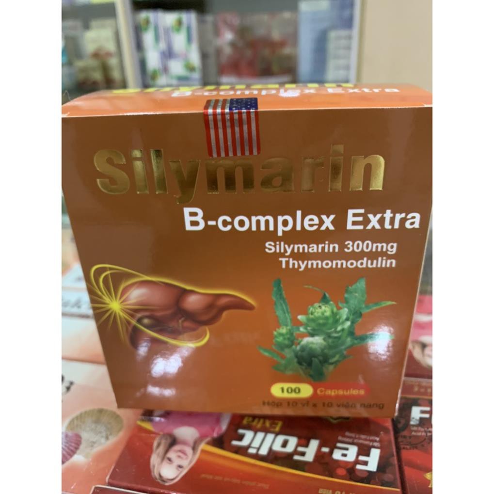 Viên bổ gan Silymarin B-complex Extra (hộp 100 viên)