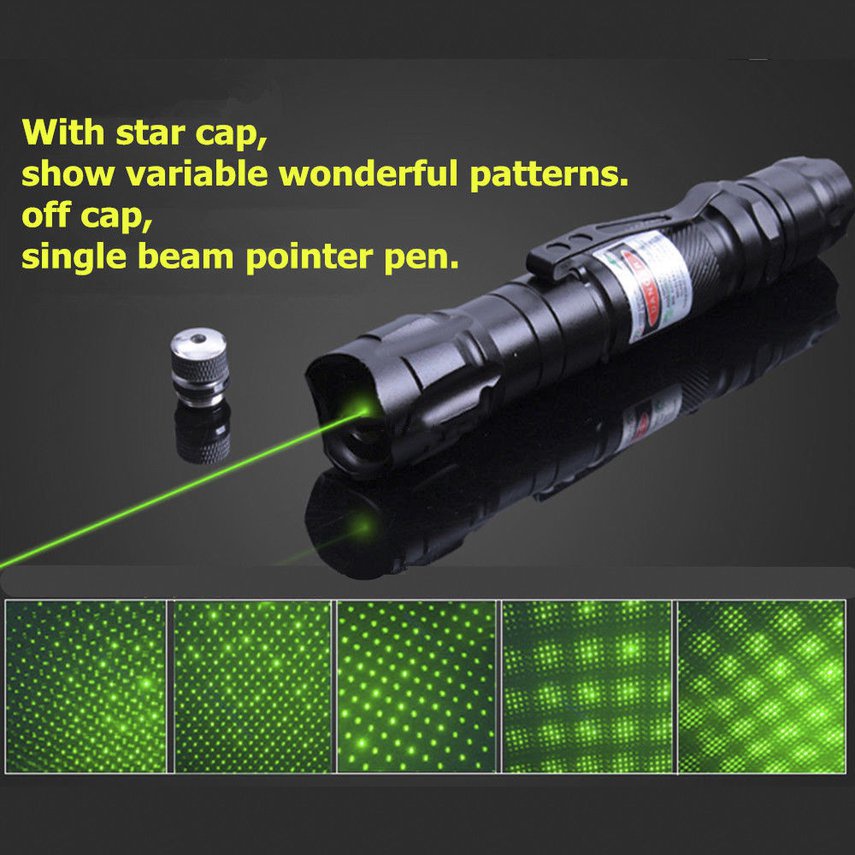 Bút Chỉ Laser Màu Xanh Quân Đội All5Mw 10 Phút 532nm