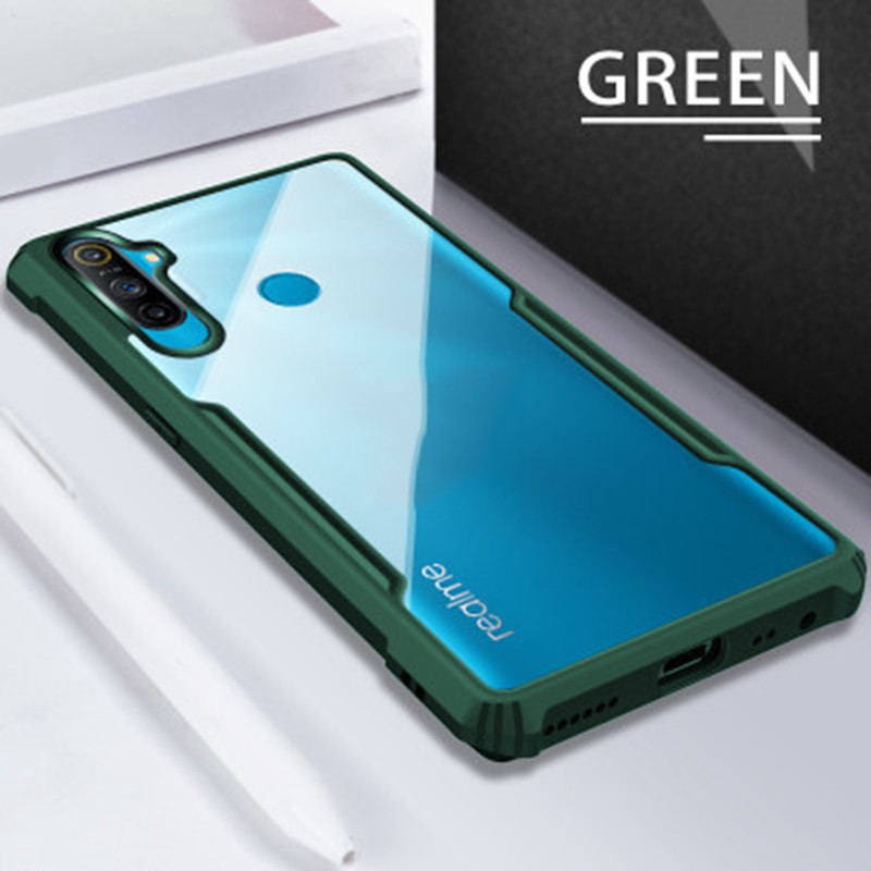 Ốp điện thoại trong suốt cho Oppo Realme C3 C2 C11 6 6i 5 5i 5s 2 Pro A92 A72 A52 A9 A5 2020 A5S/ A7/ A12/ Ax5S/ Ax5
