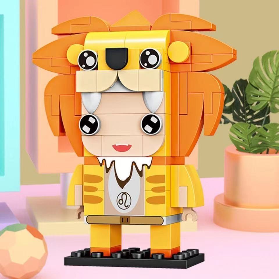 Đồ chơi lắp ráp, đồ chơi lắp ghép mô hình cung hoàng đạo 3D mô hình 12 cung hoàng đạo 9cm