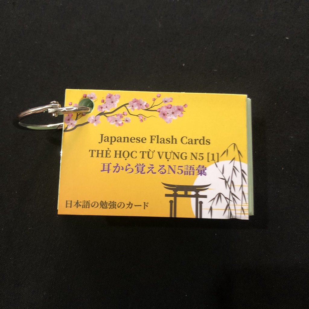 Thẻ Học Tiếng Nhật N5 - Flashcards Sơ Cấp N5 (Tái Bản Mới Nhất)