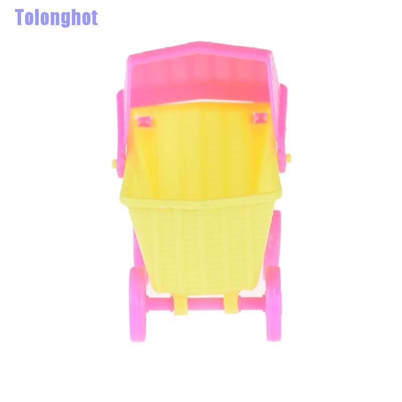 Tolonghot> Mini Doll Shopping Cart Trolley Doll House Furniture Kid Toy For Doll