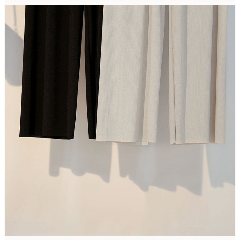 Quần Lụa Ống Rộng Lưng Cao Thời Trang Cho Nữ Size Lớn L-Xl Y520.Vn | BigBuy360 - bigbuy360.vn