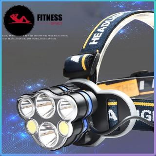 Đèn Pin Đội Đầu 6 / 5 Bóng Led Siêu Sáng