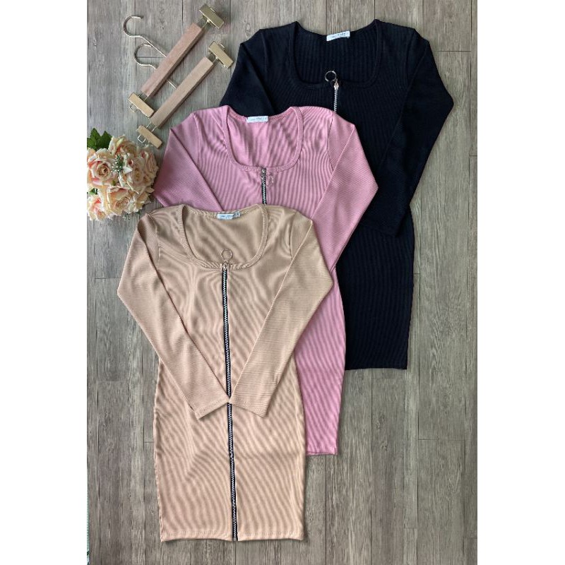 ĐẦM BODY DÂY KÉO TAY DÀI A3-K1 | BigBuy360 - bigbuy360.vn