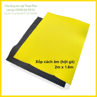 Xốp Cách âm (Hột gà) khổ 2m x 1.6m dày 3-5cm