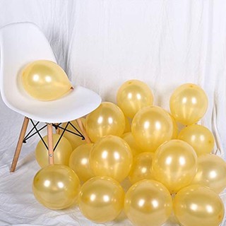 Set 100 vỏ bóng bạc và vàng đồng trang trí tiệc, sự kiện bóng dày 2,2 gam