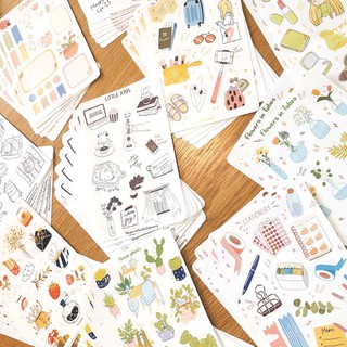 Bullet Journal Sticker - House plants - Trang trí sổ planner