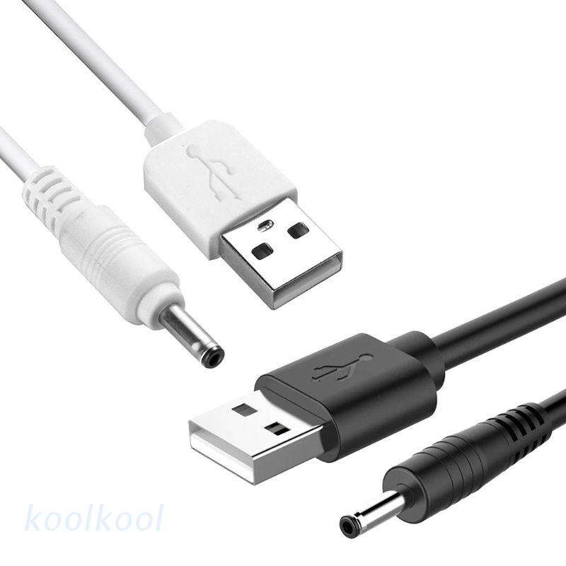 Dây cáp sạc đầu USB sang DC 3.5V 100cm chuyên dụng cho máy rửa mặt Foreo Luna/Luna 2/Mini/Mini 2/Go/Luxe