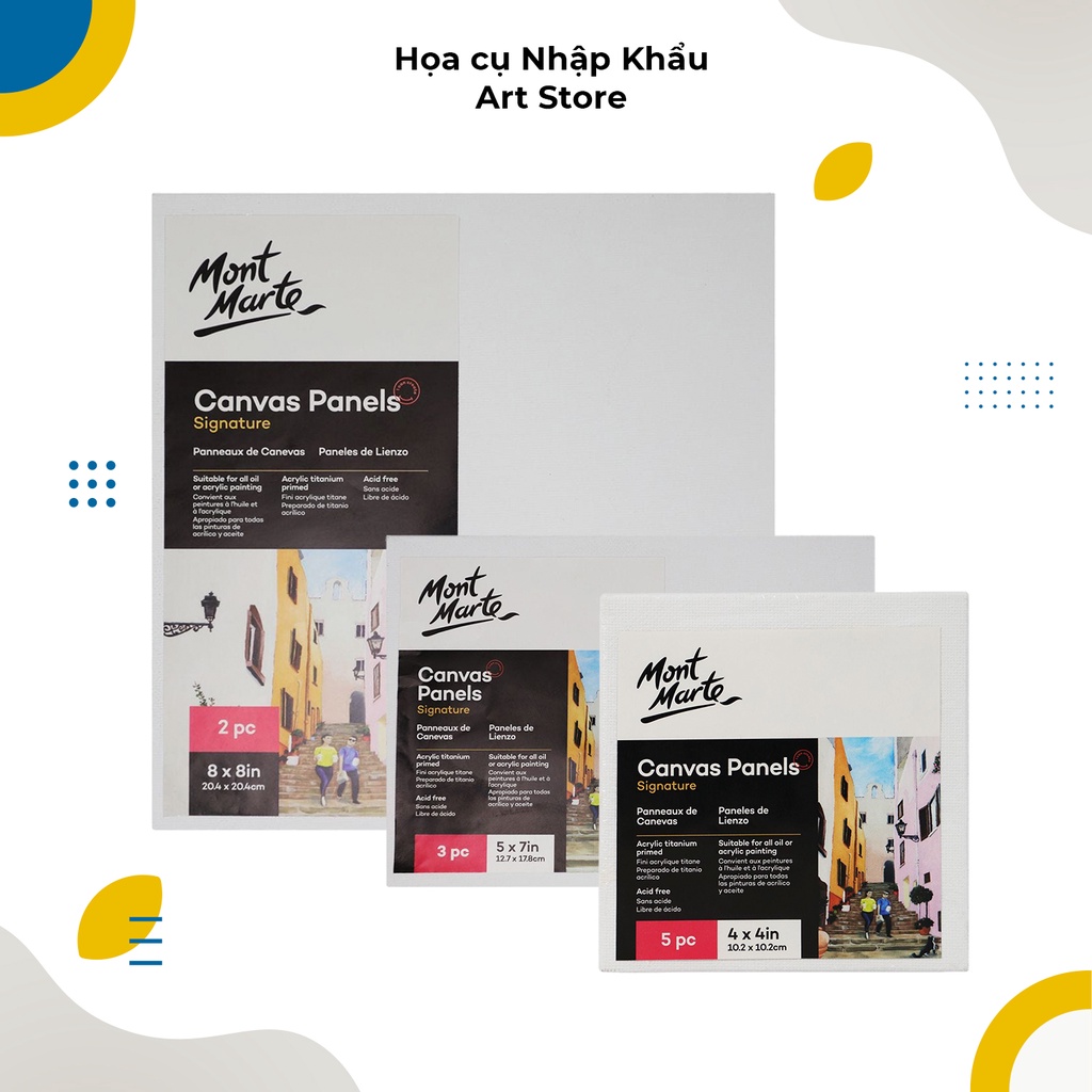 Khung Canvas - Canvas Vẽ Tranh, Toan Vẽ Tranh Mont Marte