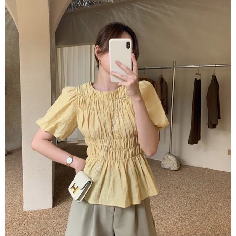 Áo nữ kiểu bo chun