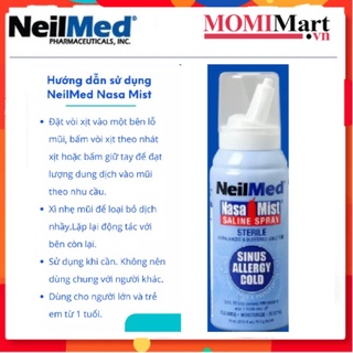 BÌNH CHAI XỊT MŨI NEILMED SINUS RINSE USA