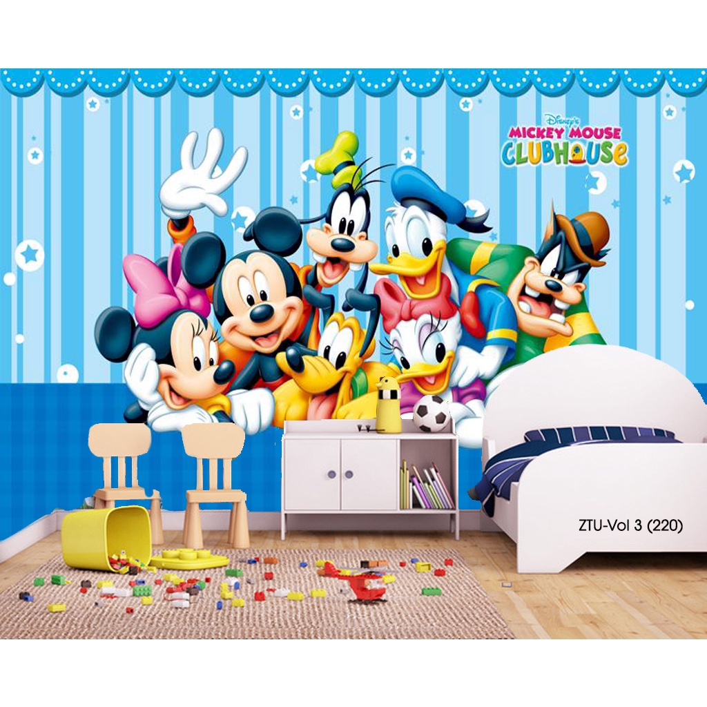 Tranh dán tường VTC tranh trí phòng trẻ em chuột mickey ZTU-Vol 3  (220)