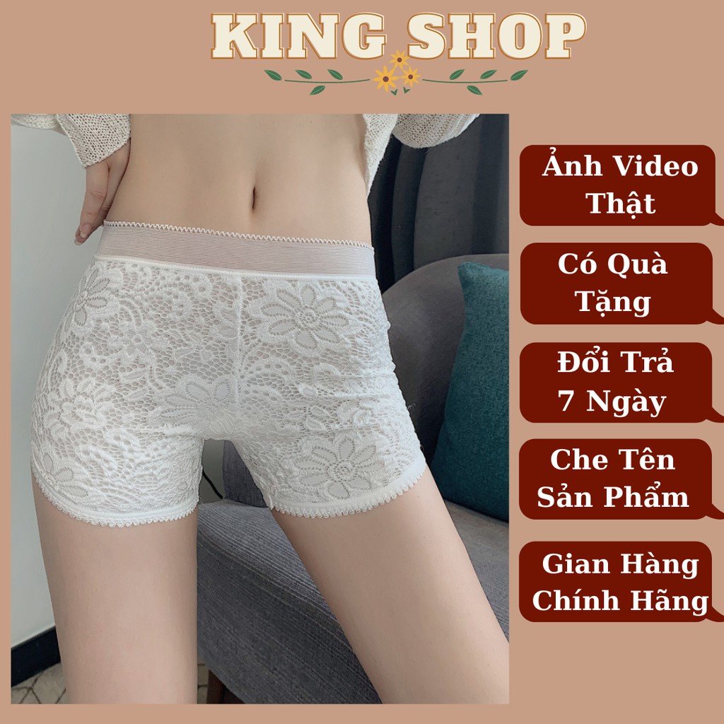 Quần Mặc Váy ⭐FREESHIP⭐ Quần Mang Trong Váy Ren Hoa Cúc V019