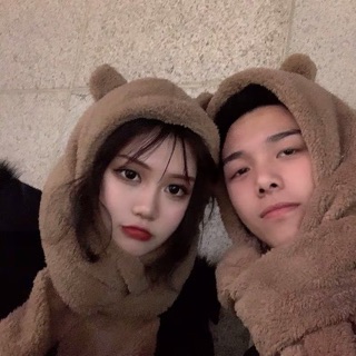 Mũ gấu lông
