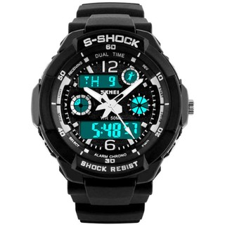Đồng Hồ Nữ Skmei S-Shock 1060-02 (Có 4 Màu: Trắng, Đỏ, Xanh, Xanh Lá)