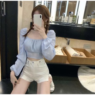 Áo croptop order taobao chuẩn ảnh 100%