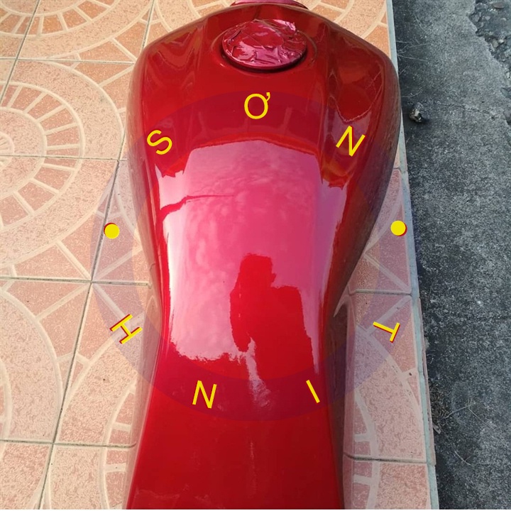 SƠN SAMURAI SƠN XỊT MÀU ĐỎ CANDY HONDA H138