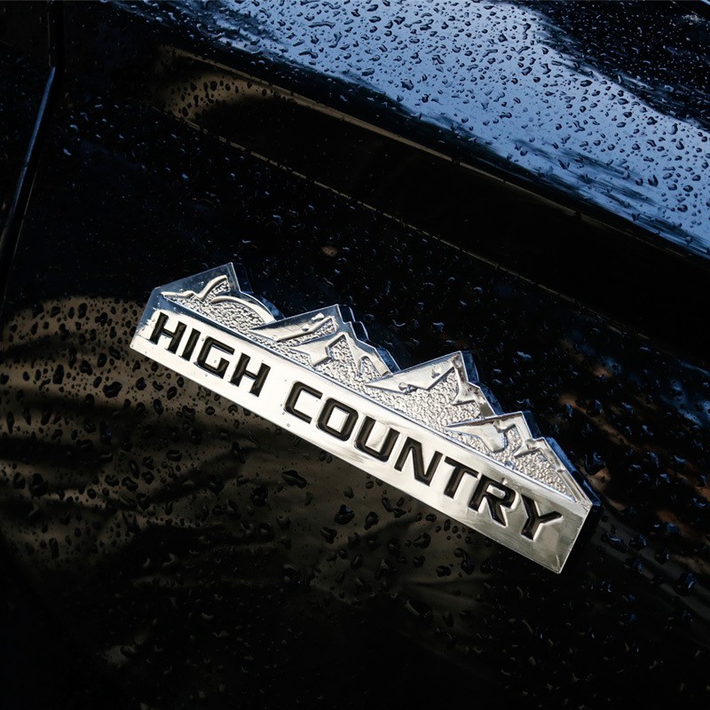 Logo 3D Kim Loại High Country Dán Trang Trí Xe ô Tô Ms-360