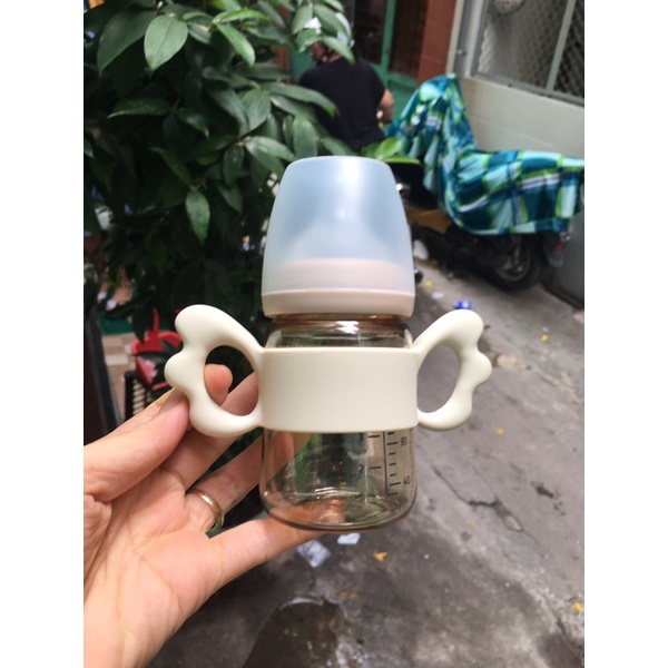TAY CẦM BÌNH SỮA SILICON Cánh tiên gắn moy, avent, piegon