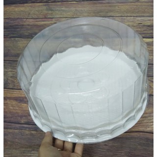 Combo 10 hộp nhựa đựng bánh kem, bông lan h40 - kích thước 25 x 25 x cao 10cm