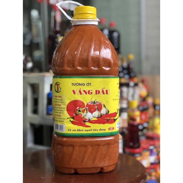 [FREESHIP GIÁ SỈ] TƯƠNG ỚT VÁNG DẦU CAN LỚN 5L SIÊU TIẾT KIỆM