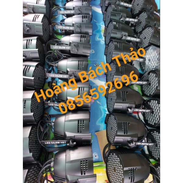 Đèn sân khấu, par led 54 full màu