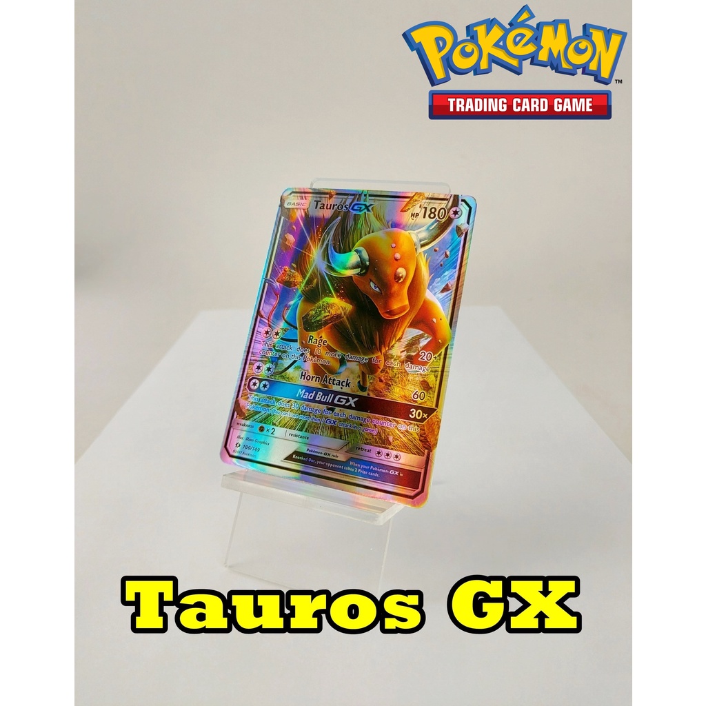 Thẻ bài Pokemon Tauros GX