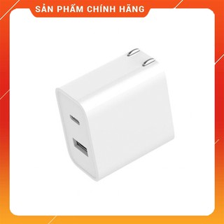 Củ sạc nhanh Xiaomi 1 USB-A Quick Charge 3.0 / 1 USB-C Power Delivery (1A1C) AD16ZM - Max 30W