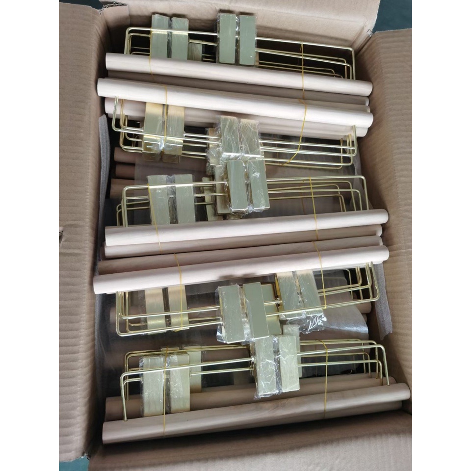 Kẹp quần gỗ mộc ngang trẻ em