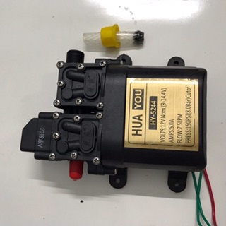 Máy bơm đôi tăng áp 12v siêu mạnh.