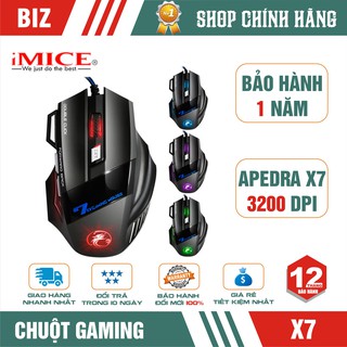 Chuột gaming Imice X7 3200 DPI - Bảo hành 12 tháng!!!