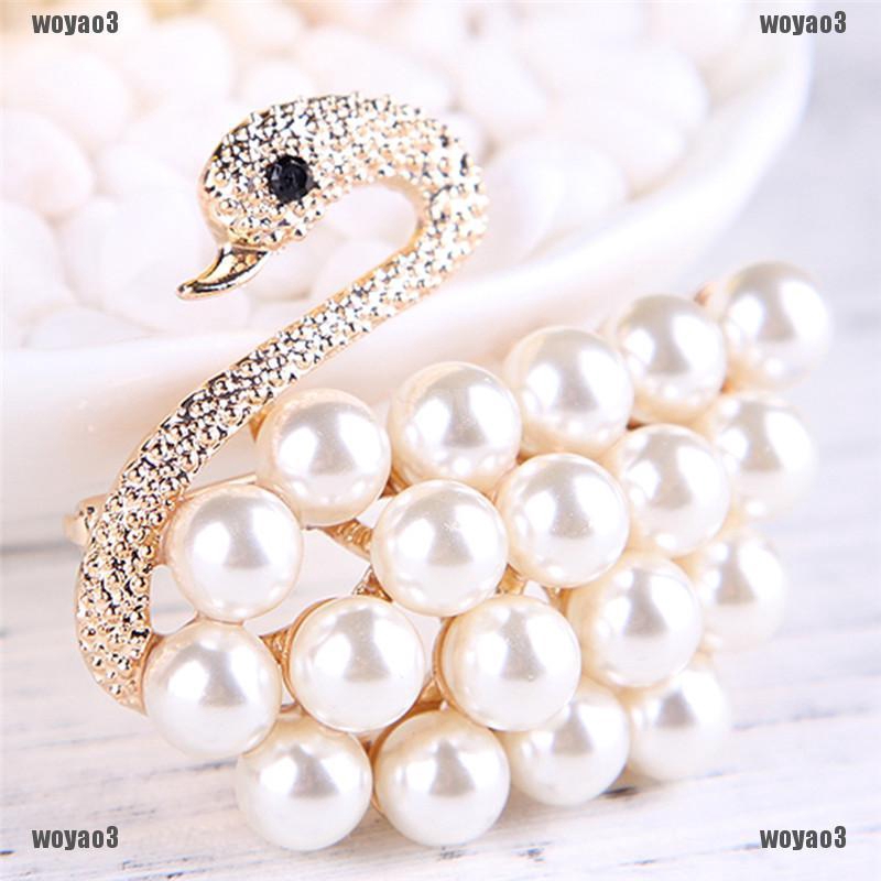 Ghim Cài Áo Hình Thiên Nga Đáng Yêu